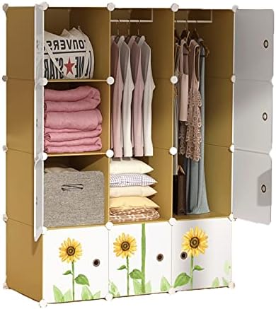 Преносни плакари комбинација гардероба преносни гардероба кабинети модуларни кабинети книги играчки крпи идеална организатор за складирање