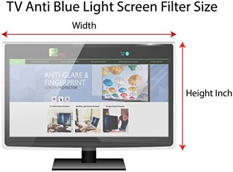 Анти -сино светло заштитен панел за ТВ 32 инчи. Филтрирајте сина светлина што го олеснува компјутерското напрегање на окото и ви помага подобро