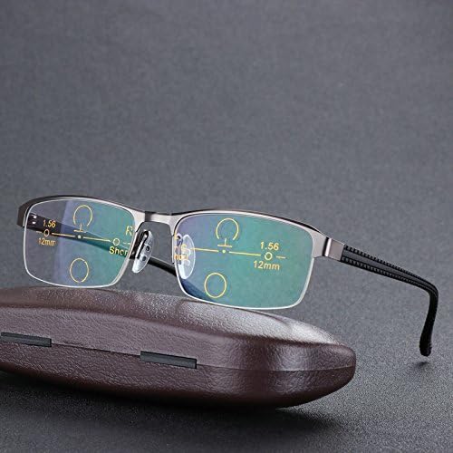 Мажи фотохроми мултифокуси очила 3 ​​сили во 1 читател, промена во сиво на сонце