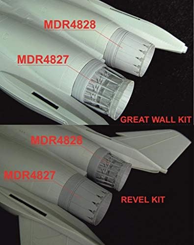 Метални детали F-15 Jet млазници со надворешни клапи 1/48 MDR4828