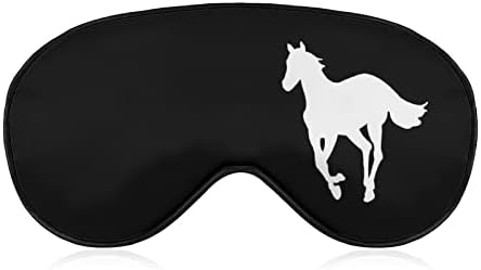 Коњ-бела пони за слепи маска за спиење ноќно сенка на капакот за прилагодување на окото со смешна графика за жени мажи со една големина