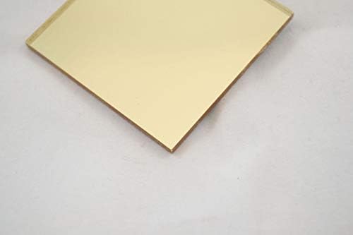 Папагали од треперење 3мм Златно огледало круг увезени акрилни листови пакувања од 2 9 инчи x 9 инчи |