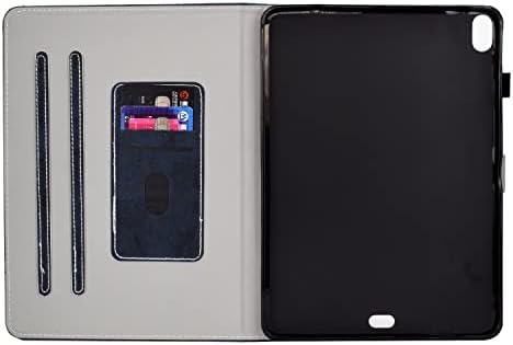 Таблет компјутер случаи кутии компатибилен со iPad Pro 11 инчи 2 -ри/2020/2018 покритие, тенок паметен фолио -држач за шок -заштитни случаи