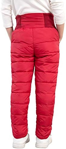 Девојки за девојчиња Угревц, снежни панталони 2-9 години дебели зимски топли панталони Девојче Активна облека Облека