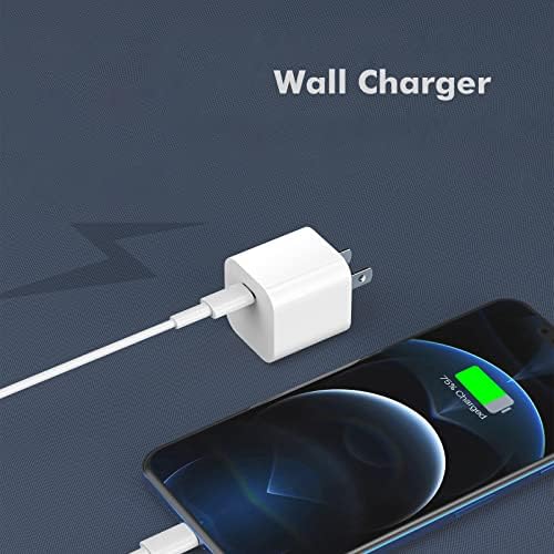 IPhone USB C Charger Wall Sharger, iPhone 14 13 блок за полнач, 2PACK Block Block Block USBC адаптер за напојување за iPhone 14 13 12 11 Pro