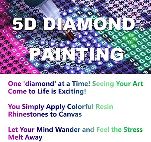 Zariocy 5d Diamond Commits Paints Letter, DIY боја со дијамантска уметност семејство азбука, целосна вежба кристална дијамантска