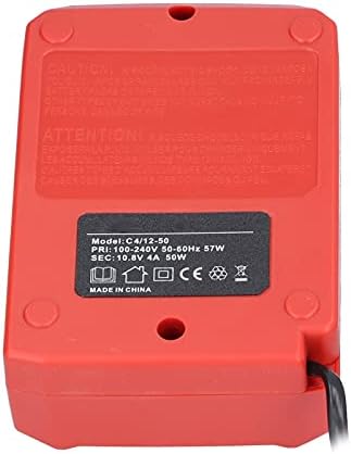 Додатоци за замена на полначот на батеријата, NTC Контрола на температурата за Hilti 12V C4/12‑50 100‑240V 5 ℃ ~ 40 ℃ Црвено