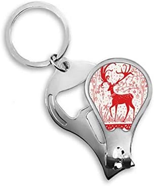 Цртан филм елен животински црвена хартија сечење на нокти за сечење на ножици за нокти на ножици за секач