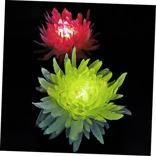 Homoyoyo 3pcs соларна хризантема светлина предводена двор светлина LED декор предводени соларни светла цвет вметнете светло градинарска