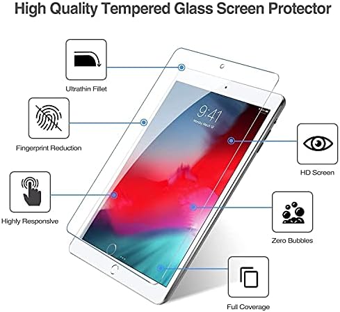 Procase iPad Air 3 10.5 2019 / iPad Pro 10.5 2017 Wine Slim Hard Shell Base Bands со заштитено стакло заштитник на екранот