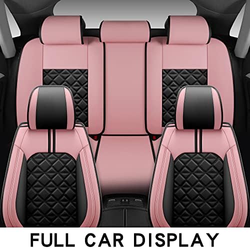 BGYFDU01 седиште на седиштето со 5 седишта со целосен сет, универзален тип, погоден за повеќето автомобили, автомобили, SUV, камиони, пикап-пикапи, воздушни перничиња комп