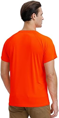 Корна Брз сув кратки ракави маици со влага за влага кул атлетски кошули на отворено ， UPF 50+ заштита од сонце