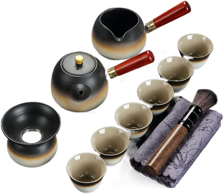 Кунгфу чај постави еден сет нов керамика за кинески стил за домашна дневна соба 功夫 茶具 套装 新 中式 家用 客厅陶