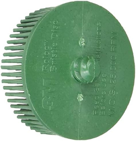 3М 07524 ROLOC 2 x 5/8 затегнат груб влакнест диск, зелена