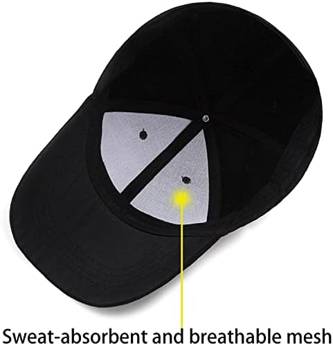 Темна мачка безбол капа прилагодлива неструктурирана памучна тато капа за заштита од сонце
