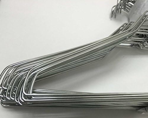 Procare 100 силна сребрена боја галванизирана метална жица закачалки од 16 инчи 13 мерачи на облека