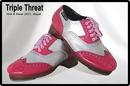 Чевли на Милер и Бен Тап, тројна закана, розови и сребрени кралски професионални чевли за чешма