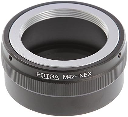Адаптерот за монтирање на леќи FOTGA за M42 Mount Lens се вклопува за Sony E-Mount NEX-5 NEX-5C NEX-5N NEX-5R NEX5T NEX6 NEX7 NEX-F3 A6300 A6400