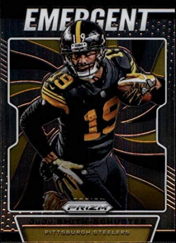 2019 Panini Prizm Exement 1 Juju Smith-Shuster Pittsburgh Steelers NFL Football Trading Card