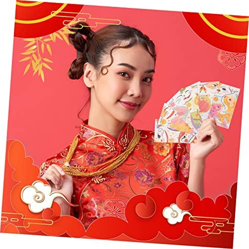 SEWACC 12pcs Јапонски Стил Црвен Плик Црвени Чанти Кинески Подарок Црвен Подарок Орнаменти Црвени Кинески Црвени Пакети Кинески