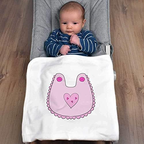 Azeeda 'Pink baby bib' памучно бебе ќебе/шал