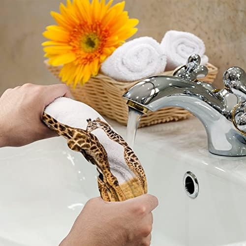 Мајка жирафа Премиум крпи за пешкир за миење на крпи за миење садови за хотелска бања и бања