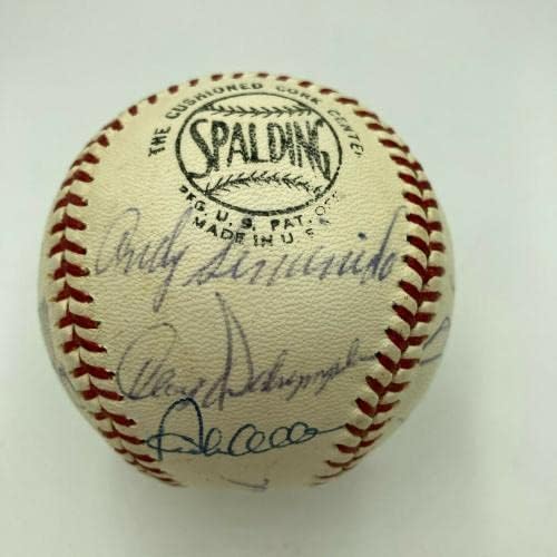 Тимот на Филаделфија Филис во 1966 година потпиша официјален бејзбол на Националната лига - автограмирани бејзбол