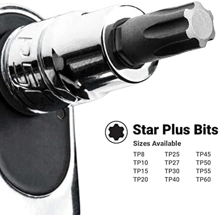Capri Tools Tp25 Star Plus Bit Socket, 1/4 in. Drive