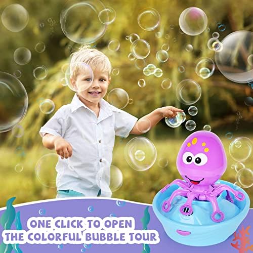 Октопод машина за меурчиња за деца- машински меур машина-надворешна игра надвор игра играчки за меурчиња за деца и девојчиња-
