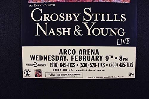 Crosby Stills Nash & Young Pater Arco Arena Sacramento 2000 Original NM
