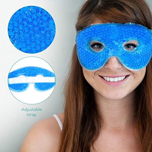 Сет на Наварис од 2 гел маски за очи - 2x маски за еднократно око за топла/ладна употреба