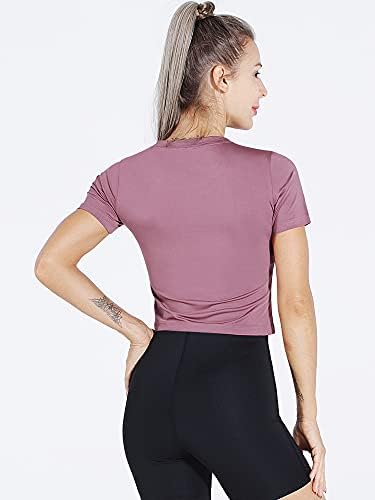 Women'sенски резервоар за женски тенк со врвови суво вклопување атлетски кошули пакет од 3