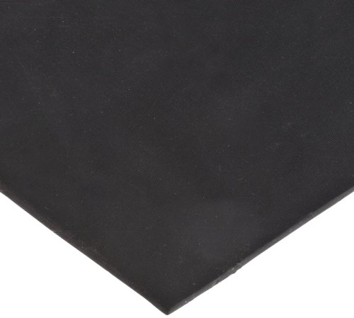 Лист EPDM, црн, 0,125 дебела, 4 ширина, должина од 36 , 60A durometer, ASTM D2000 Ba