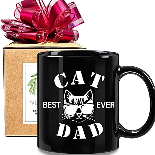 Подароци за кафе со мачки за кафе, подарок за тема за мачки за тато, lубител на мачки, мачки тато, сопственик на миленичиња,