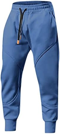 Дудубаби Машки панталони Обични спортови лабава долга панел фитнес тренинг моден завој во боја, џемпери за џемпери, панталони