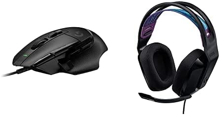 Logitech G502 X Жичен Гејмерски Глушец-Црна + Logitech G335 Жични Слушалки За Игри-Црна
