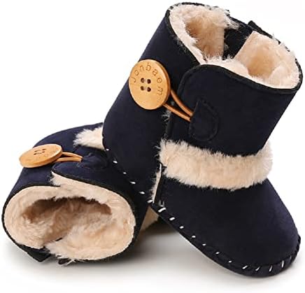 Jonонбам новороденче девојчиња девојчиња снег зимски чизми за новороденчиња меки единствени зимски топло креветчиња чевли чевли
