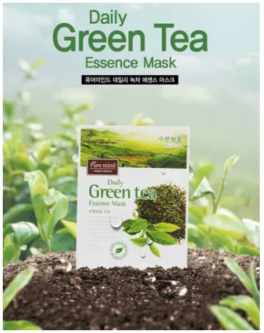 Дневна Маска За Суштина Од Зелен Чај - 23 мл х 10 листови