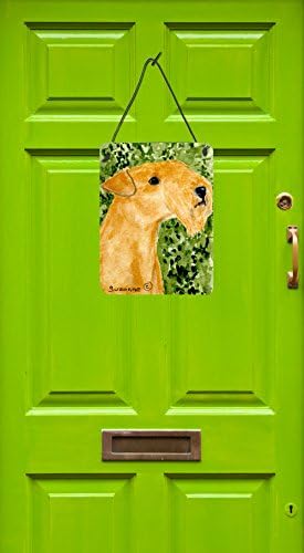Богатствата НА каролина SS8804DS1216 Lakeland Terrier Ѕид Или Врата Виси Отпечатоци, Алуминиум Метал Знак Кујна Ѕид Бар Бања Плакета
