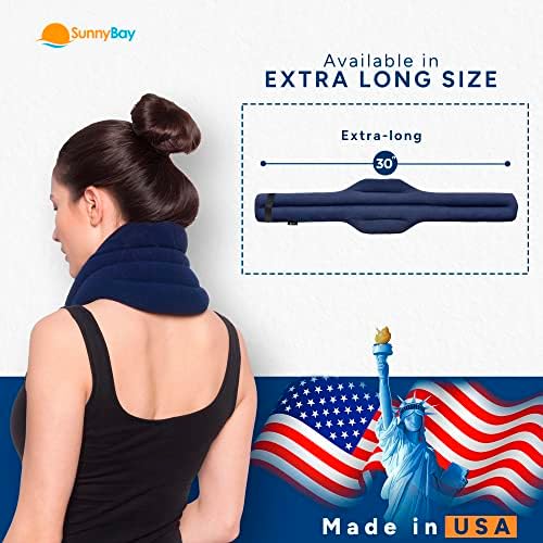 Микробранова подлога за греење на SunnyBay XL, микробранова загреана обвивка за вратот и рамото, без пондерирана влажна топла или ладна