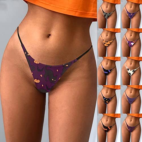 Божиќ g жици за жените за жени секси лигави памучни гаќички се протегаат на необичен долна облека Т-бек Тангас хипстер