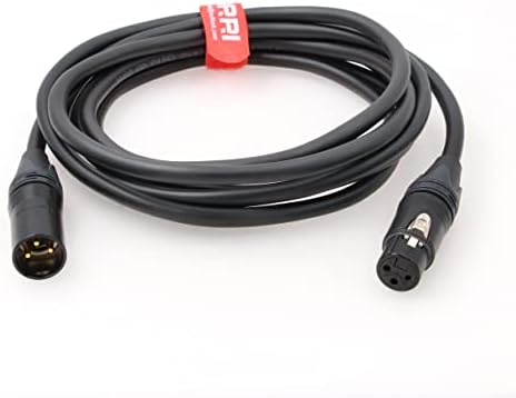 DRRI 24V DC Power Cable Neutrik 3-Pin XLR женски до 3-пински XLR машки за LED светла