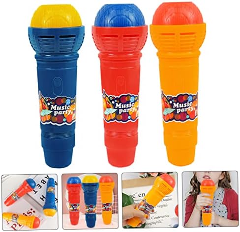 JOJOFUNY 3PCS микрофон играчки едукативни играчки за деца ехо микрофон за деца музички играчки за мали деца безжични микрофон