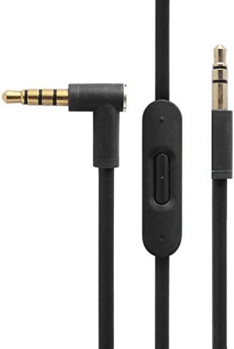 Замена на жицата за аудио кабел со кабел со личен микрофон и контрола за удари од страна на слушалки за д-р Дре соло/студио/про/детоксика/безжичен/микс/извршен/пилула