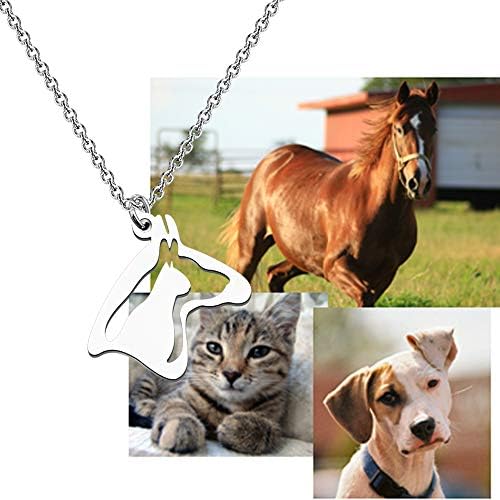 FOTAP ПЕТ ѓердан животински подарок куче мачка коњи приврзок ѓердан миленичиња lубовник животински накит