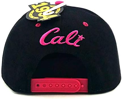 Водач на 1954 година Нова Калифорнија Република Кали Младински деца црна розова ера Snapback капа капа од 19in до 21 во големината на главата
