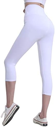Бопова високи половини хеланки за жени- меки непроaирни тенок стомак контрола на јога панталони за вежбање