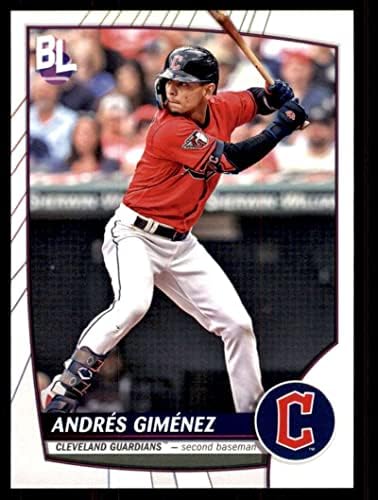 Бејзбол Трговска картичка MLB 2023 Topps Big League 134 Andres Gimenez NM во близина на нане старатели