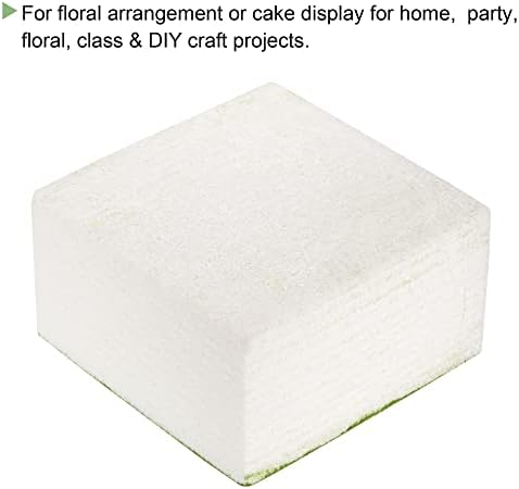 Меканиксиност Цветна база на пена, 8x8 инчен квадратен празен полистирен блок за уметности занаетчиски материјали за занаетчиски производи ДИЈ