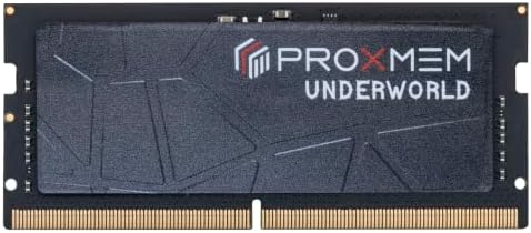 PROXMEM Подземјето DDR5 RAM SODIMM 32GB 4800MT/s Не-ECC Unbuffered 1.1 V CL40-40-40 262 Пин Лаптоп Меморија-Црна | Интел XMP3. 0 компатибилен